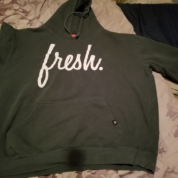 Unisex Fresh Hoodie 2xl in Forest Green - Picture 3 of 4